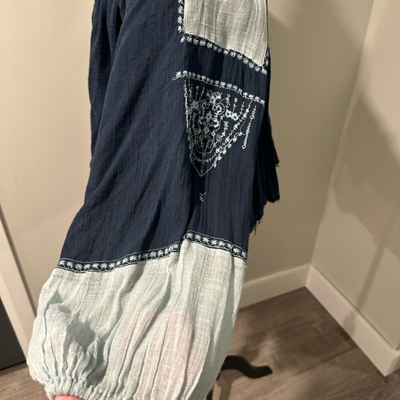 Free People Oversized Boho Blouse - Picture 2 of 3